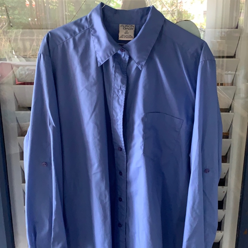 Allison Daley light weight long sleeve blouse.